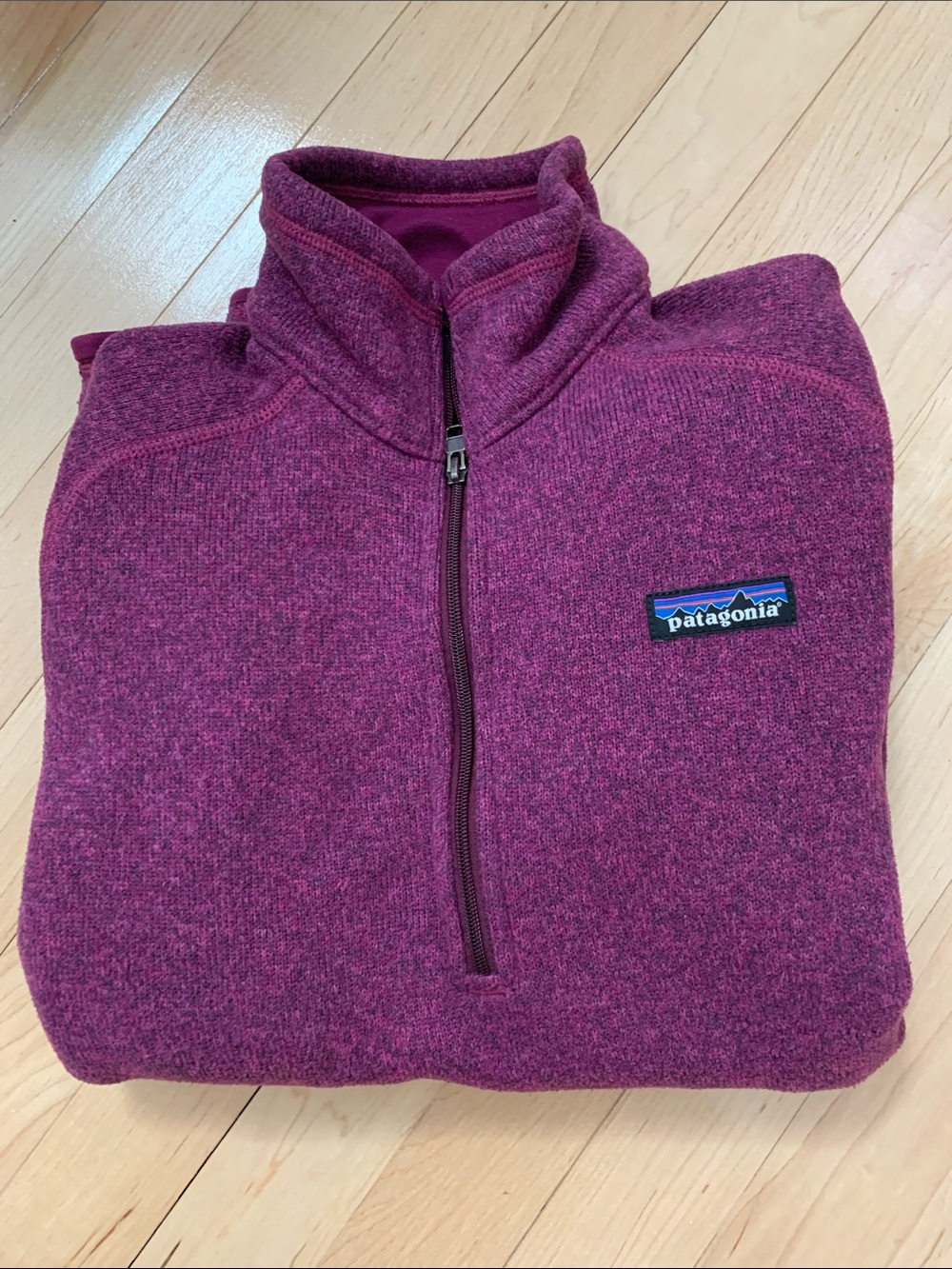 Patagonia women Half-Zip Pullover - Plum/Magenta